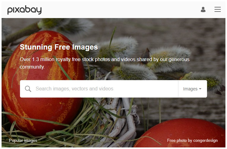 Pixbay - Discover the best source for free images and videos.